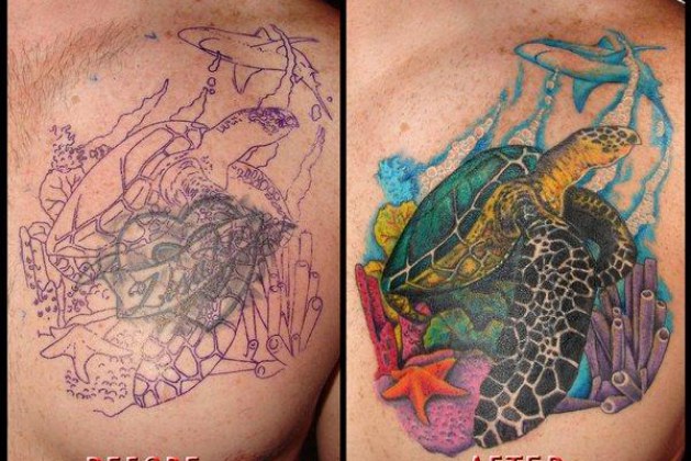15 Impressive Tattoo Cover-Ups To Help You Forget The Past. What Were Some Of These People Thinking? #3 Definitely Made The Right Choice!